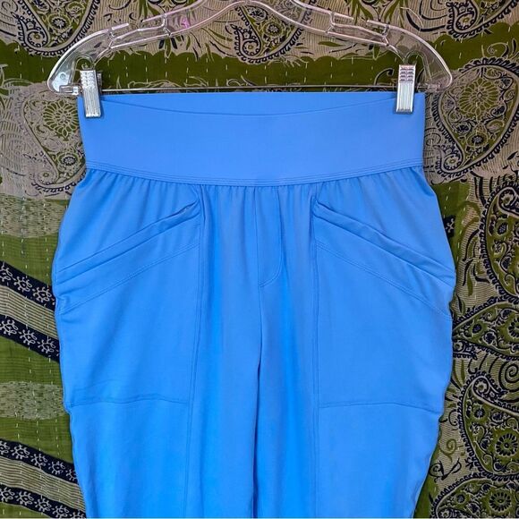 Free People Movement Baby Blue High Fives Joggers Size Small - Picture 3 of 16